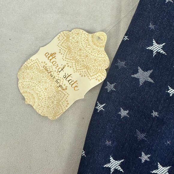 Altard State Womens Star-Patterned Denim Skort Size Small - Blue - Picture 4 of 7